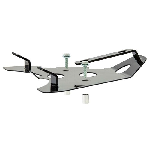 Rick's Motorcycles Solozadel Ombouwset, Zwart - 3D Lasergesneden Stalen Framekap met Poedercoating Afwerking, 170 mm Zadelmontagebreedte