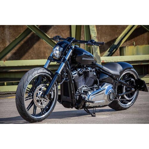 Rick's Motorcycles Rider Foot Pegs O-Ring Style Black - CNC Machined Aluminum, OEM Replacement