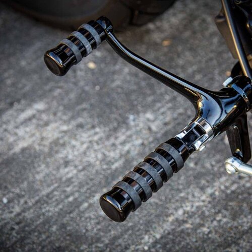 Rick's Motorcycles Pion de sélecteur style O-ring Aluminium Usiné CNC Noir