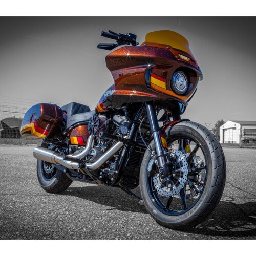 Rick's Motorcycles Disque de frein avant Wave Steve 11.5" (292mm) Rotor flottant en acier inoxydable