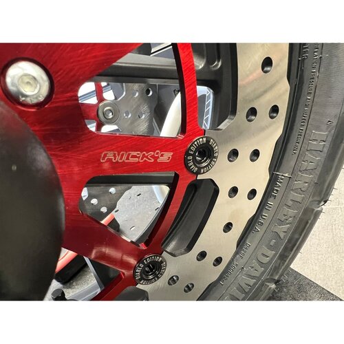 Rick's Motorcycles EL Diablo Wave Remschijf 11.5" (292 mm) Zwevend Rood Achter