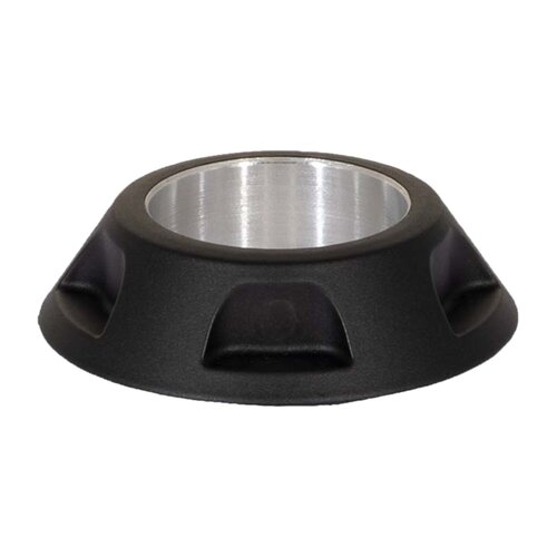 Rick's Motorcycles Voorwiel Spacer Cover, Rechterzijde, Zwart - CNC-gefreesd Aluminium, Mat Zwarte Poedercoating