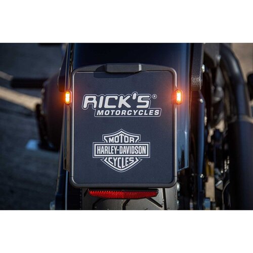 Rick's Motorcycles Reflektor für Slide In License Plate Base Plate