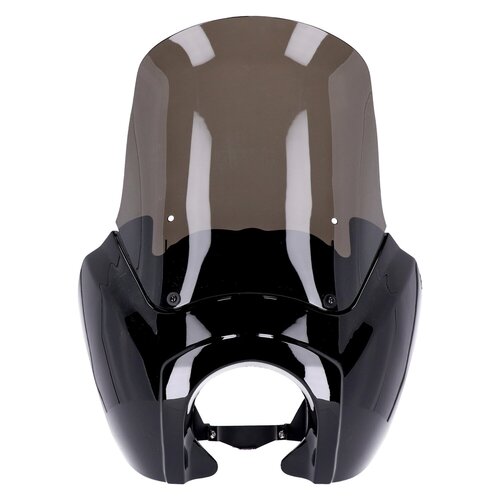 MCS Gloss Black Koplampkuip Met 15-Inch Getint Windscherm