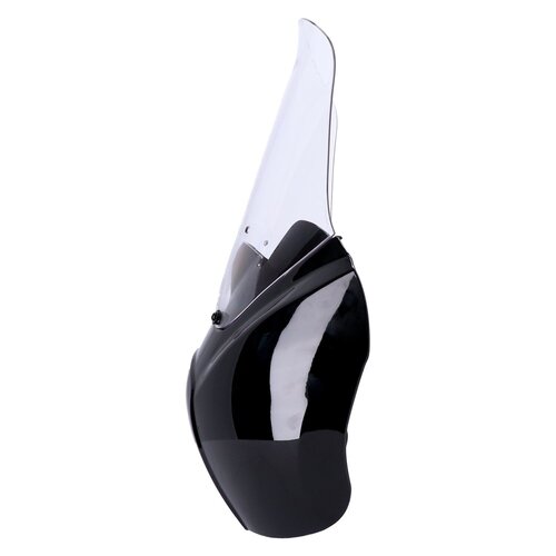 MCS Scheinwerferverkleidung - Gloss Black ABS Mit 15 Zoll Klarem Windschild