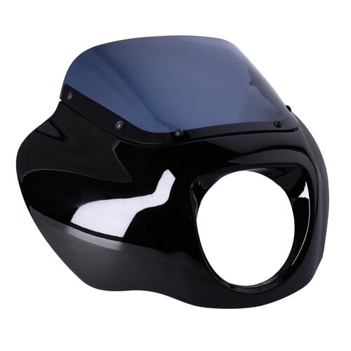 MCS Sport Fairing Kit Gloss Black Unpainted ABS With Dark Smoke Polycarbonate Windscreen