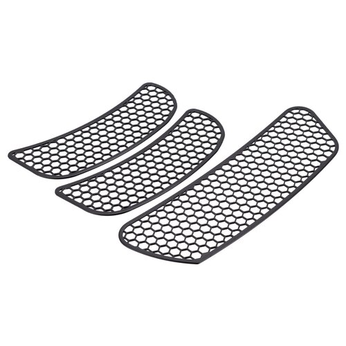 MCS Front Fairing Mesh Vent Screen Grills Black