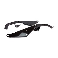 Außenverkleidungs-Halterungsset, Robust, Gloss Black Pulverbeschichtet