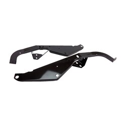 Außenverkleidungs-Halterungsset, Robust, Gloss Black Pulverbeschichtet