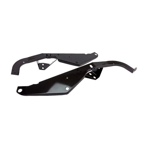 MCS Kit de Supports de Carénage Extérieur, Robuste, Gloss Black Thermolaqué