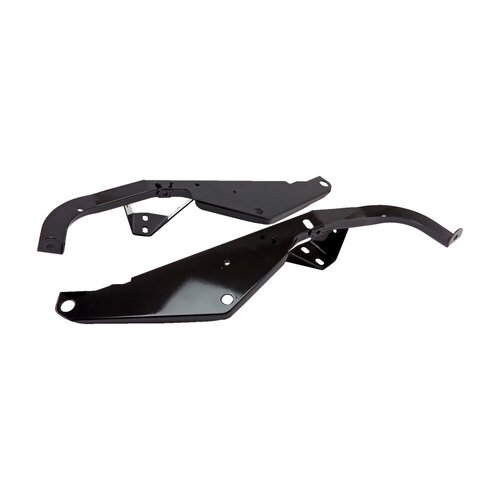 MCS Outer Fairing Support Bracket Set, Heavy Duty, Gloss Black Powder Coated