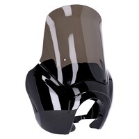 Gloss Black Koplampkuip Met 15-Inch Getint Windscherm