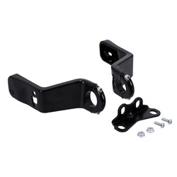 Kuipsteunkit Gloss Black Staal voor M8 Low Rider ST