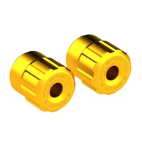 Embouts de Barre de Protection Clubstyle Gold Anodized en Aluminium Billet Remplacement Direct