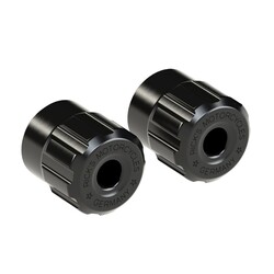 Clubstyle Crashbar Endkappen 709621 Glanz Schwarz