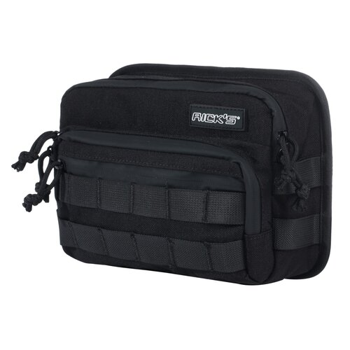Rick's Motorcycles Clubstyle Lenkertasche. Schwarz