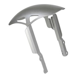 Low Rider 19" Vorderkotflügel aus 2.5mm unlackiertem Stahl mit integriertem Gabelschutz