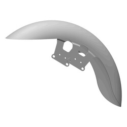 Garde-boue avant 21" "Street-Cut" en acier - 870 mm, pour jantes 3.50"/4.00" x 21"