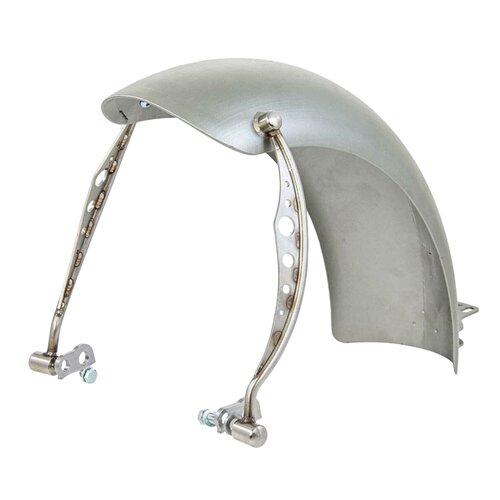 Rick's Motorcycles Bobber Rear Fender for 150/80-16 Rear Tire - 2 mm Deep-Drawn Steel Construction