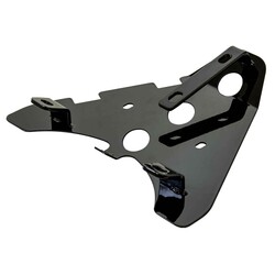 Kit de Conversion Selle Solo, Noir - Cache-cadre en Acier Découpé au Laser 3D avec Finition Thermolaquée, Largeur de Montage de Selle 170 mm