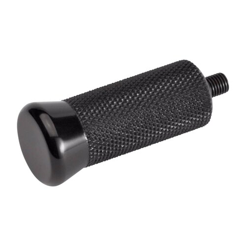 Rick's Motorcycles Schaltpin Knurled Style Black Anodized CNC Aluminium