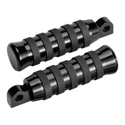 Voetsteunen O-Ring Stijl, Zwart Geanodiseerd CNC Aluminium, OEM Vervanging voor Originele Bevestigingslocatie