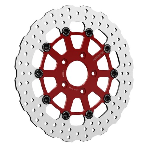 Rick's Motorcycles EL Diablo Wave Brake Disc 11.5" (292 mm) Floating Red Rear