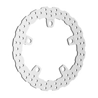 Wave Voorremschijf 12.6" / 320mm Zwevende Roestvrijstalen Rotor Met Open Midden En Zwart Gepoedercoate Binnendrager