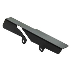 Belt Guard No-Cut Out Matte Black Powder Coated Stainless Steel
