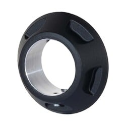 Voorwiel Spacer Cover, Rechts, Zwart