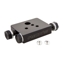 ABS Bremsleitungsverteiler - Schwarz Eloxiertes Aluminium-Billet