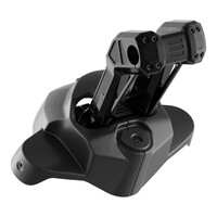 Kit de rehausse Clubstyle 10" "S" pour OEM Triple Tree Cover - Aluminium 7075 Black Anodized, Guidon 32 mm