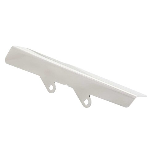 Rick's Motorcycles Belt Guard No-Cut Out, Polished Stainless Steel with Mounting Hardware