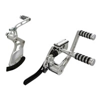 Forward Control Kit O-Ring Style Standard Position Polished Billet Aluminum