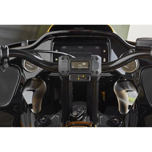 Rick's Motorcycles Clubstyle Pullback Riser Kit 7" Black Anodized Aluminum with Integrated Cable Channels