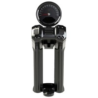 Clubstyle Pullback Riser Kit 10" - Black Anodized, 2" Pullback, 1-1/4" Handlebar Clamp