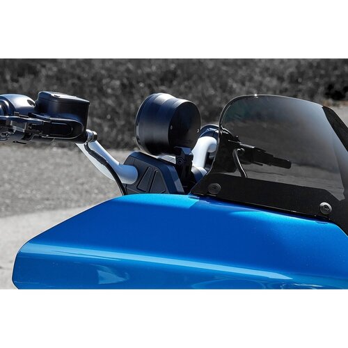 Rick's Motorcycles Clubstyle Pullback Riser Kit 10" - Black Anodized, 2" Pullback, 1-1/4" Handlebar Clamp