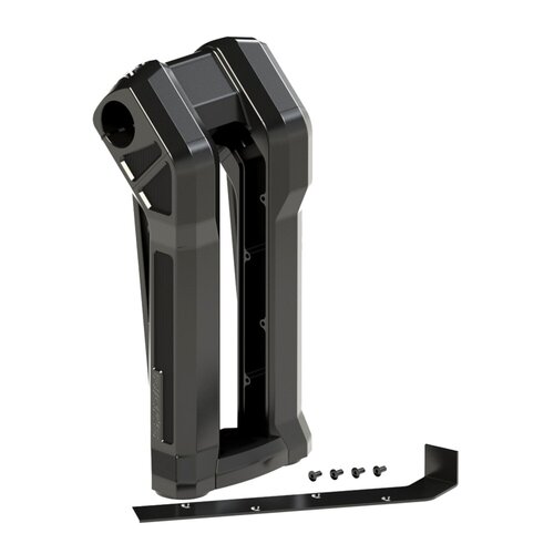 Rick's Motorcycles Clubstyle Riser Kit Pullback S. 11.5" With 2" Built-In Pullback, 1-1/4" Clamp, Black Anodized Finish
