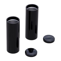 Voorvorkafdekkit, 4-delig, Zwart - CNC-gefreesd Aluminium, Glanzend Zwarte Poedercoating Afwerking