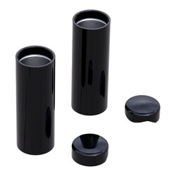 Fork Cover Kit, 4-Piece, Black - CNC Machined Aluminum, Gloss Black Powder Coated