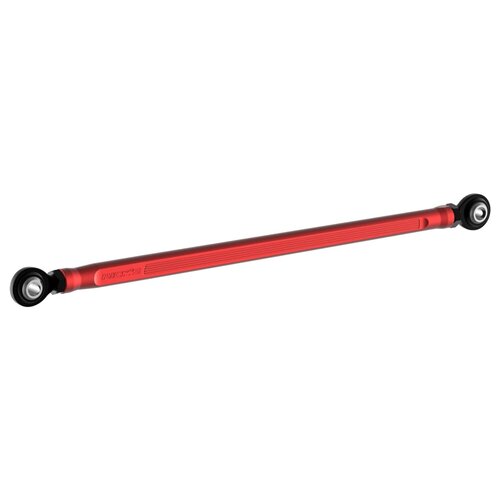 Rick's Motorcycles Shifter Rod - Long, Red, Adjustable 314-326 mm, 6061 Aluminum with 7075 Ball-Joint Heads, for Forward Control / Floorboard Models