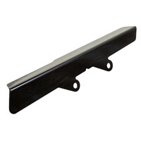 Protège-courroie supérieur en acier inoxydable No-Cut Out Gloss Black avec revêtement poudre et quincaillerie de montage
