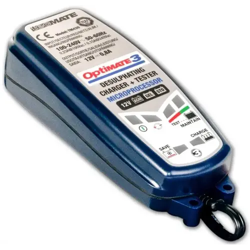 Tecmate Optimate 3 | Outil d'entretien pour chargeur de batterie