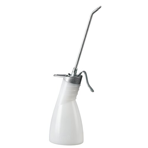 Pressol Oliespuit 04 905 - 500 ml Witte HDPE-reservoir met 165 mm Aluminium Tuit en Messing/Zink Dubbelwerkende Pomp