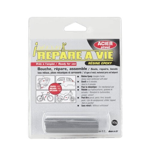 Pressol Idées-Fix Tweecomponenten Staal Epoxykit, 50 g