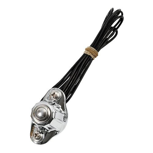 Kustom Tech Deluxe Handlebar Switch Chrome