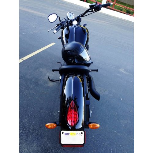 Trask Système d'échappement 2-en-1 noir Hot Rod Victory Bagger/Touring