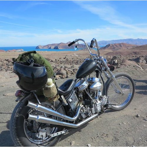 Biltwell 12" Rise  Apes Stuur Chrome - NON DIMPLED