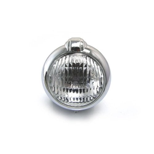 5.75" Chopper Koplamp "Bates Style" Chrome