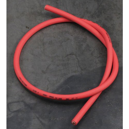 Cable d'allumage en silicone rouge 7MM x 100CM